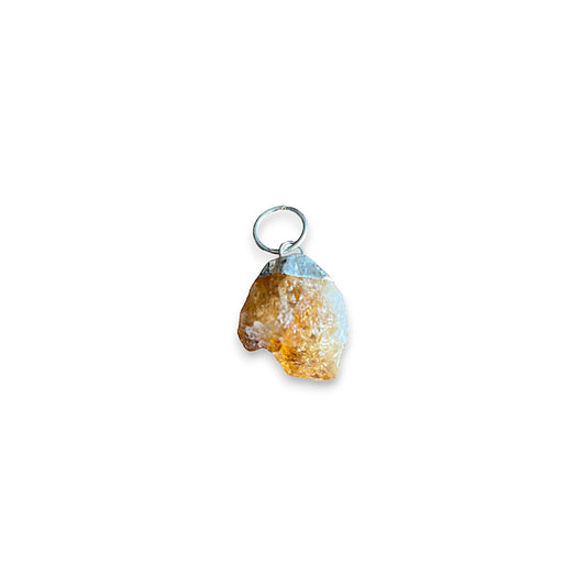 Citrine w/ Silver Electroplated Top Stone