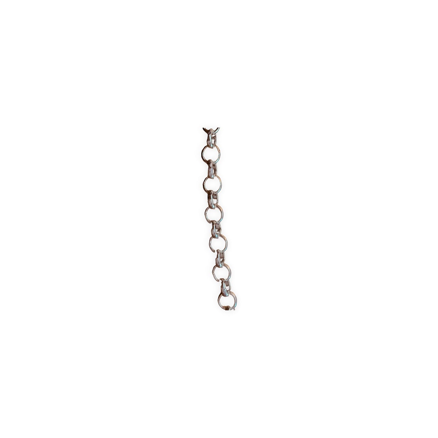 Silver Rolo Chain With Connector